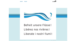 Desktop Screenshot of befreit-unsere-fluesse.ch